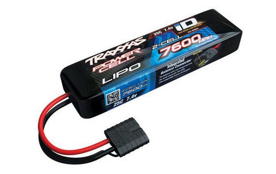 RC-Akku LiPo 7600 mAh 7.4 V 25C2S LiPo-Akku für Fahrzeuge