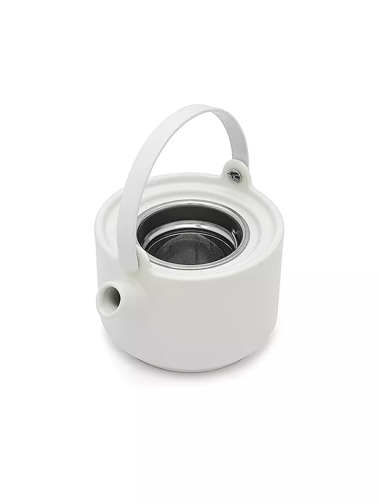 BREDEMEIJER Tea for one Umea mit Bambusdeckel 0,5l Weiss weiss