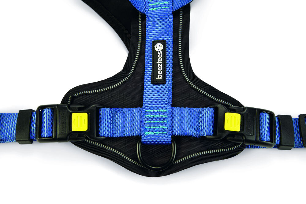 Beeztees Premium Parinca - Y-tuig Hond - blauw - 42 tot 46 cm