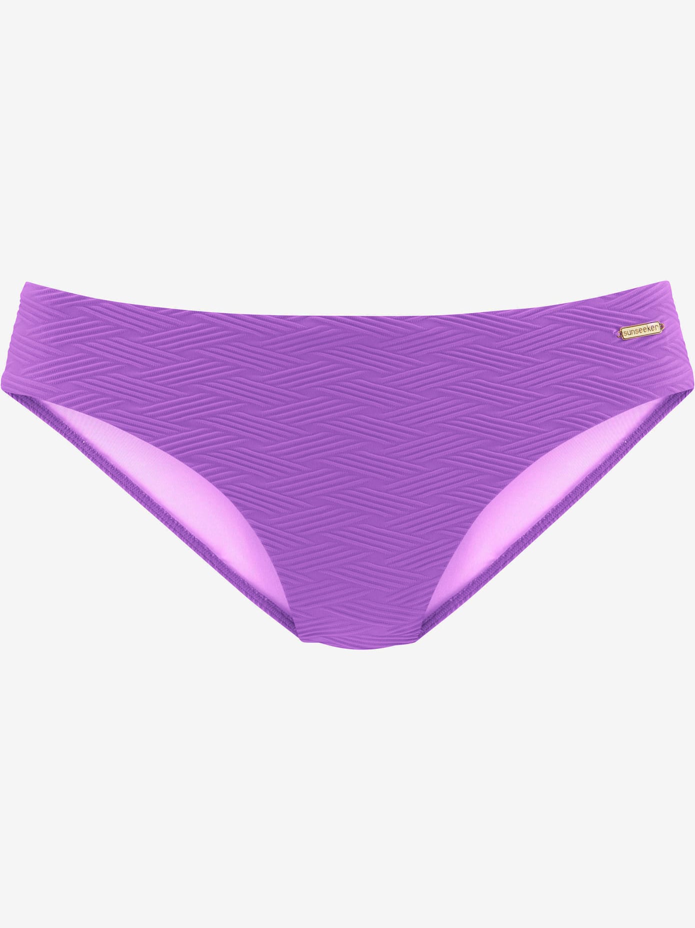 Bas de maillot de bain matière structurée aux couleurs tendances
