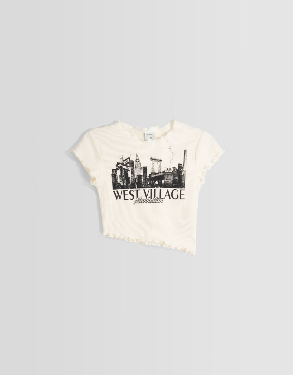 Camiseta de manga curta com estampa