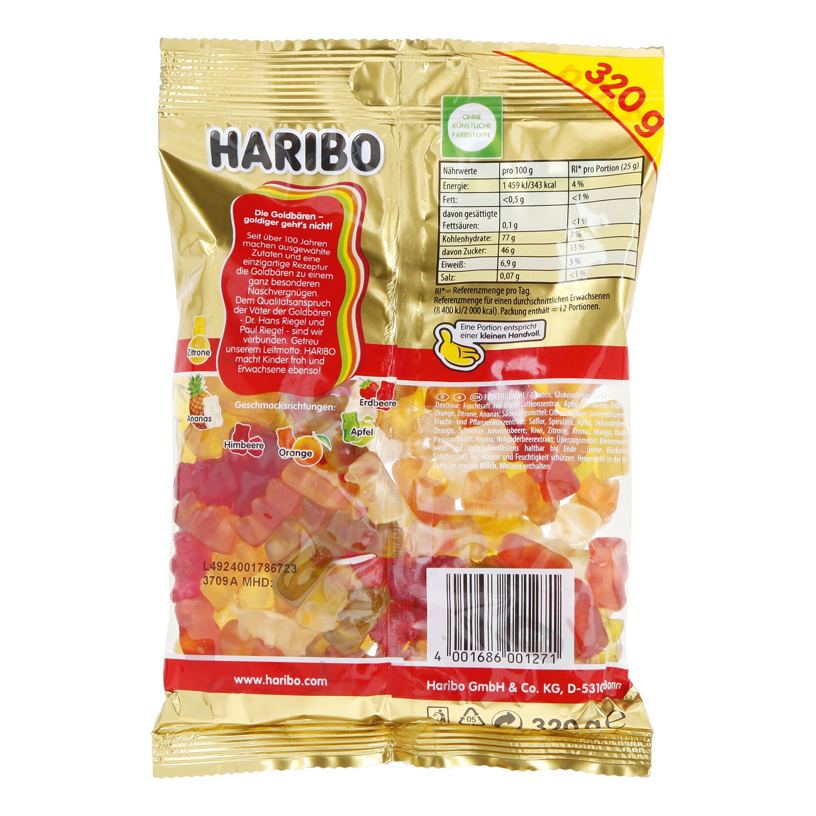 Haribo Goldbären 320 g, 28er Pack