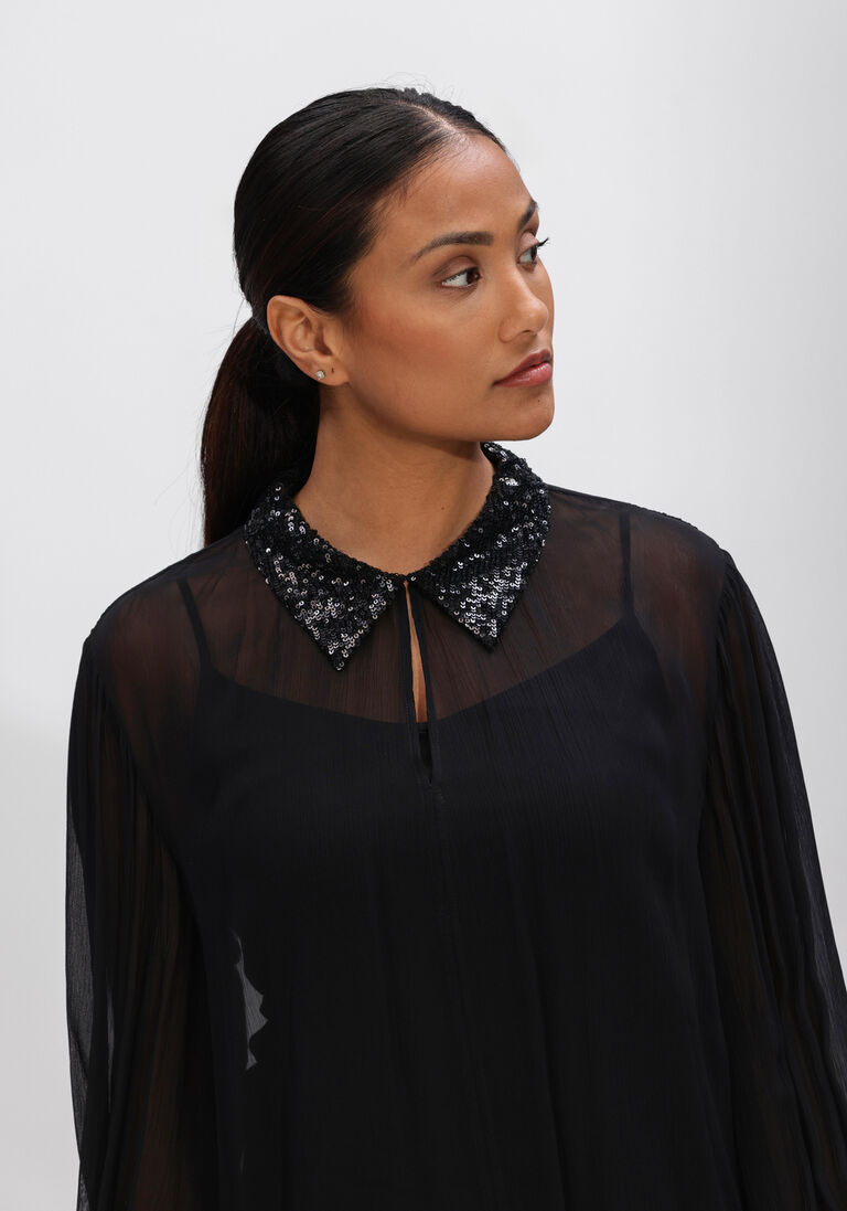 zwarte riani blouses 635380-4495