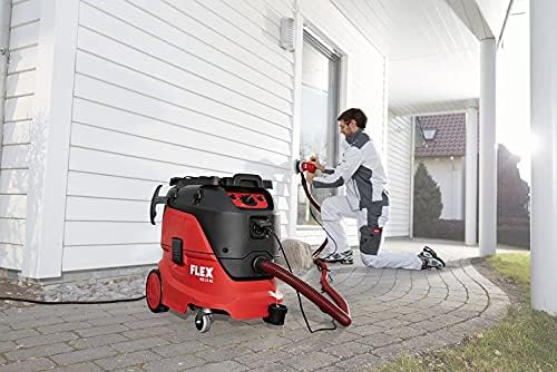 Flex Sicherheitssauger VCE 33 M AC-Set 230/CEE (Sauger mit automatischer Filterabreinigung) 465.682, Rot Schwarz