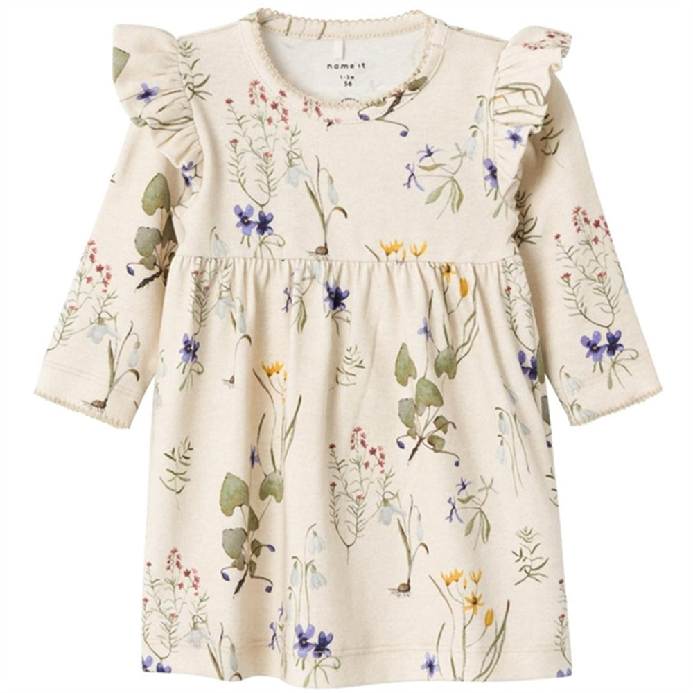Peyote Melange Bossa Kjole - Name It → Luksusbaby.dk