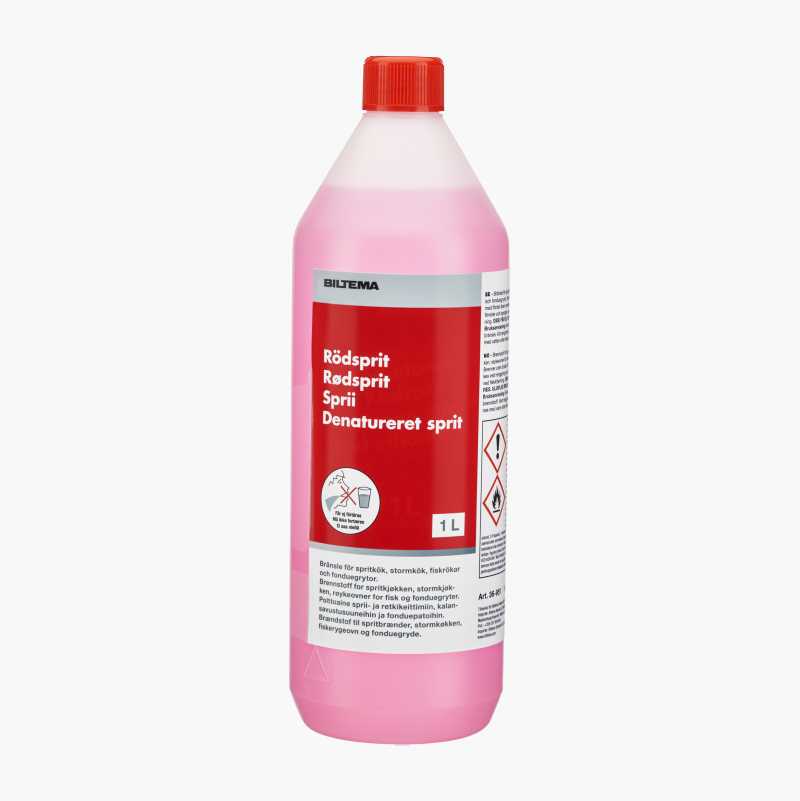 Rødsprit, 1 liter