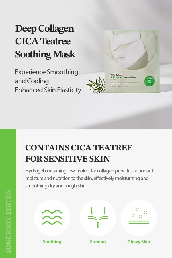 SUNGBOON EDITOR - Diep collageenmaskerset - 4 soorten