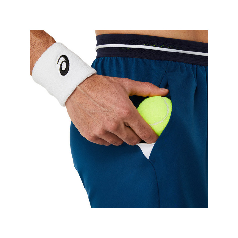 Short tennis homme Asics Match 7 bleu marine