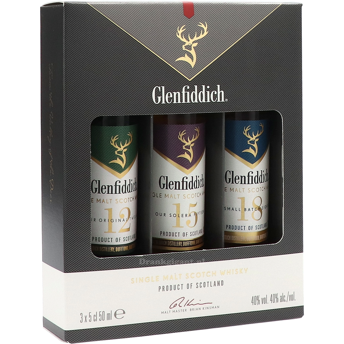 Glenfiddich Taster Proef Cadeauverpakking 15 cl