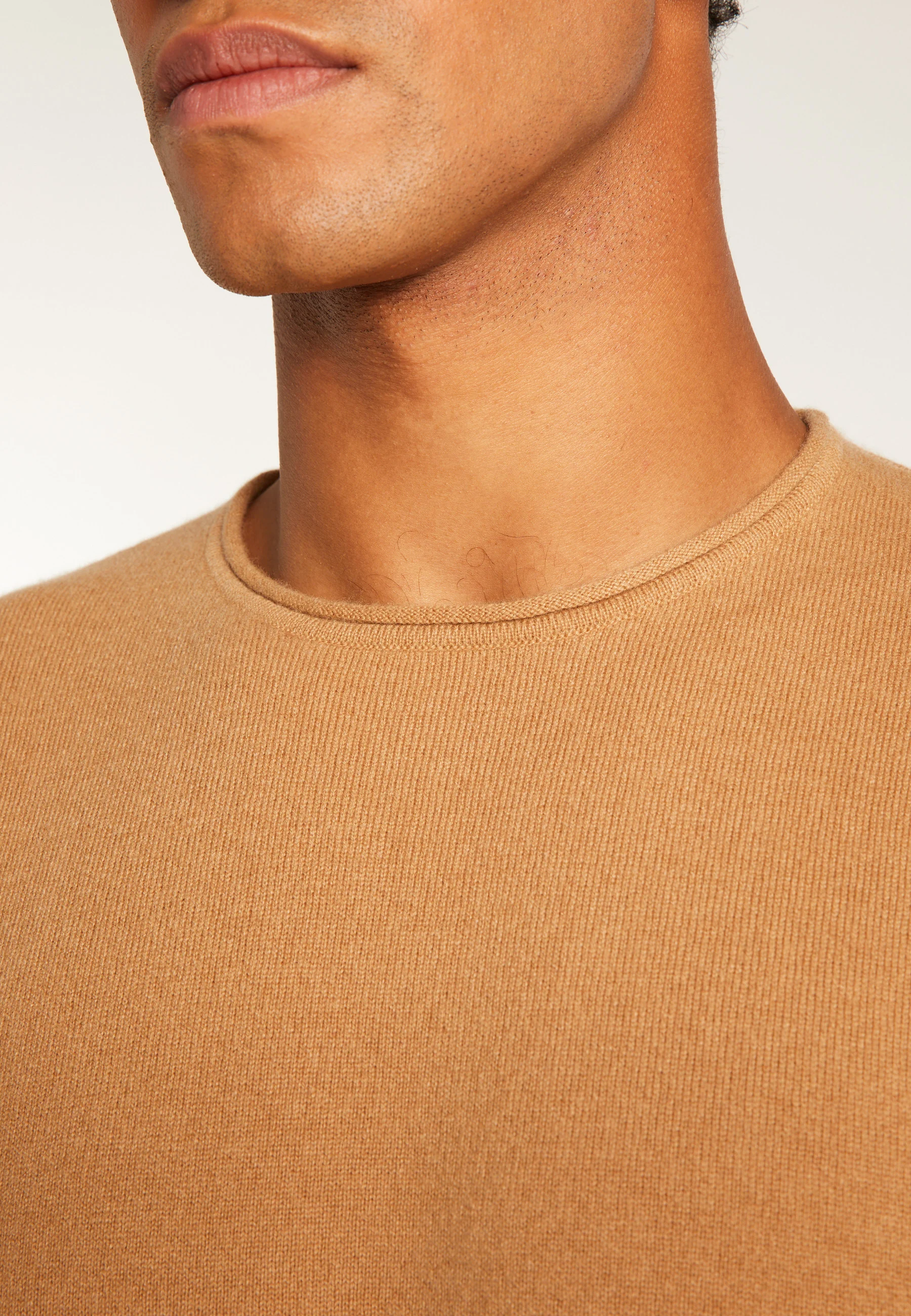 ERNESTOAH24 - Pull cachemire col rond | Marron