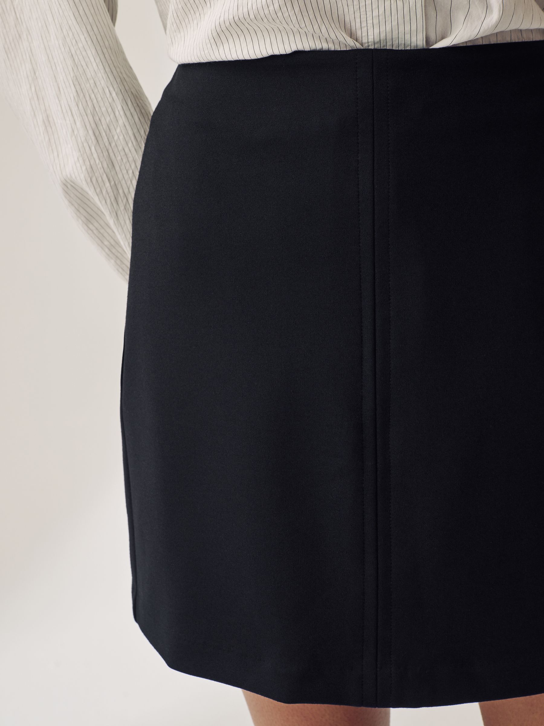 Zwart - Premium Jersey Mini Skirt