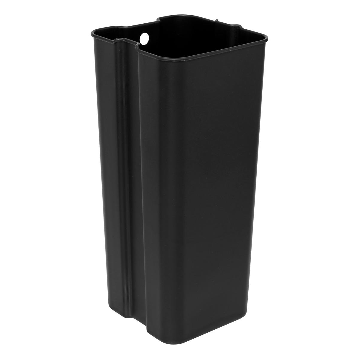 POUBELLE A PEDALE CARRE DELTA 30L CARBONE