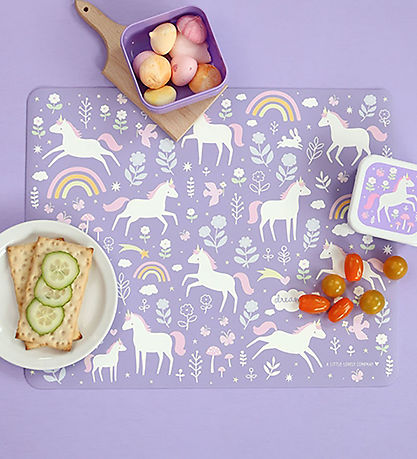 A Little Lovely Company Tischset - Vinyl - Unicorn Träume