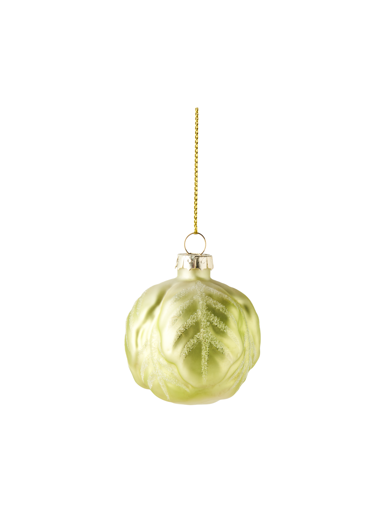 Juleophæng med salat | Glas. 5,5 cm. | Light Green