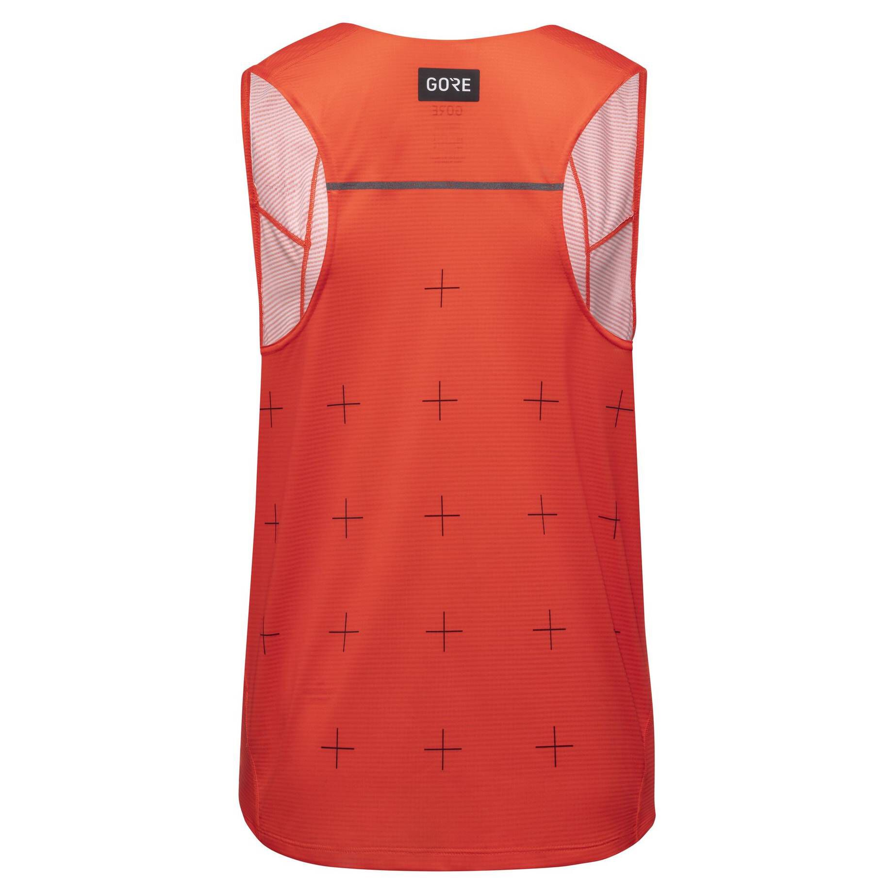 GOREWEAR| Herren Laufshirt CONTEST DAILY SINGLET orangerot