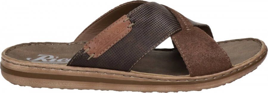 Rieker Heren Slipper 21063-20 Bruin