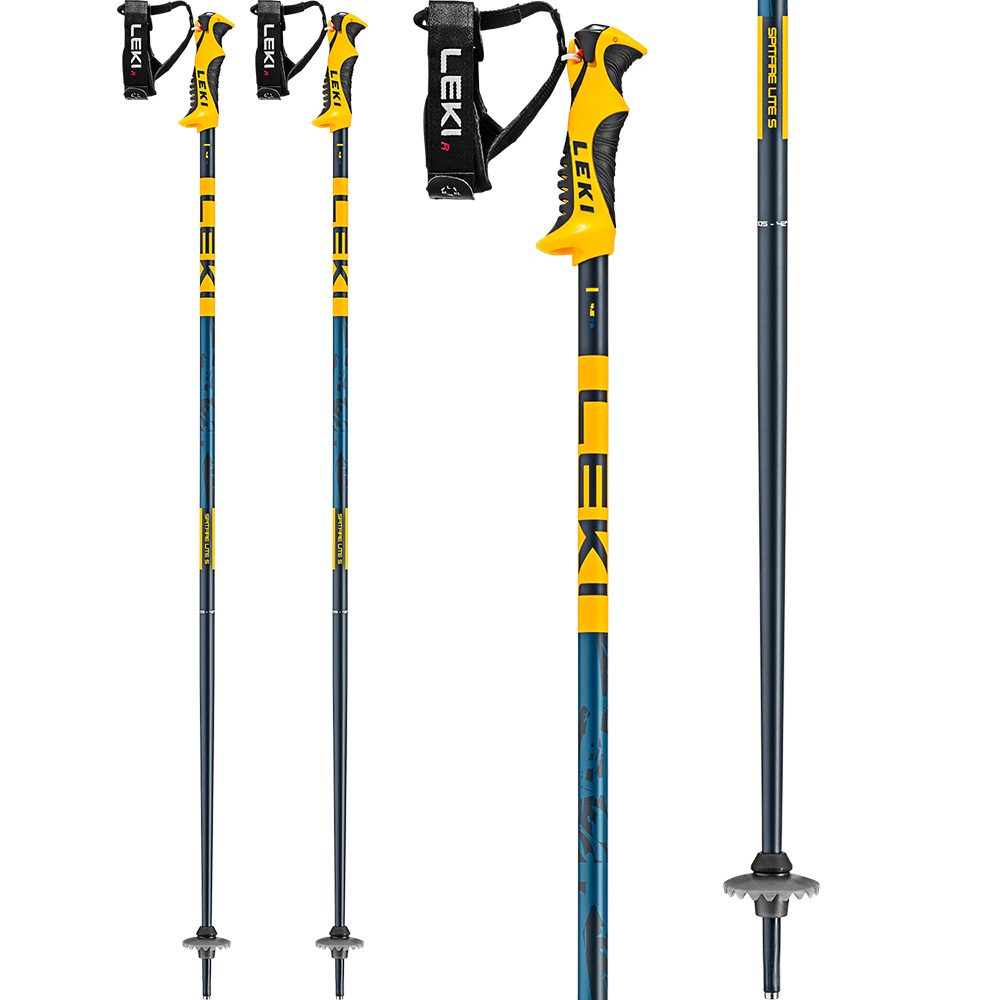 LEKI Spitfire Lite S Alpin Skistöcke Kinder denimblue