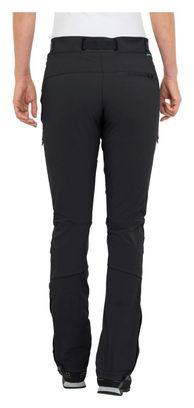 Pantalon softshell Femme Vaude Badile II Noir