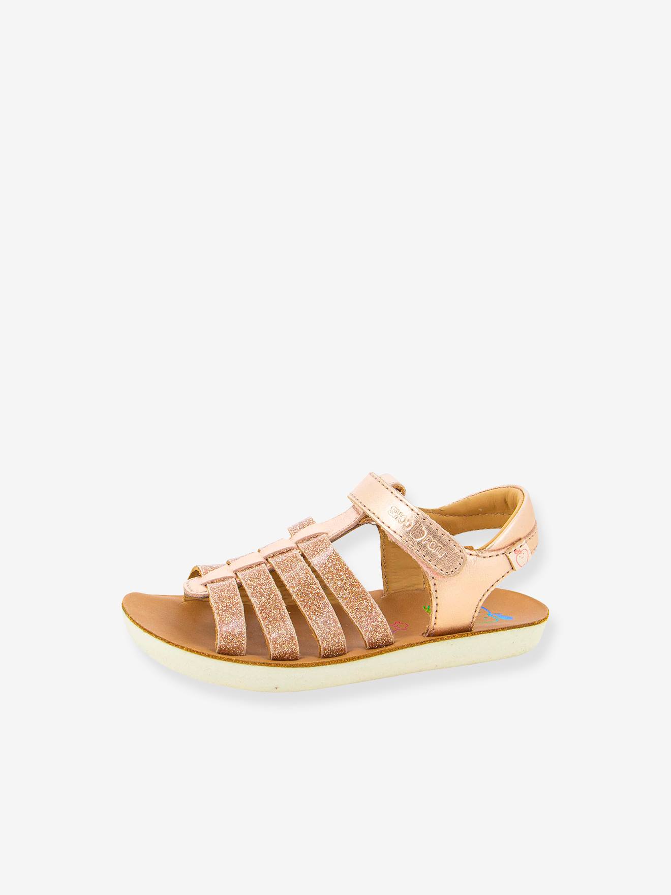 Sandálias infantis SHOO POM® Goa Multi em cobre iridescente