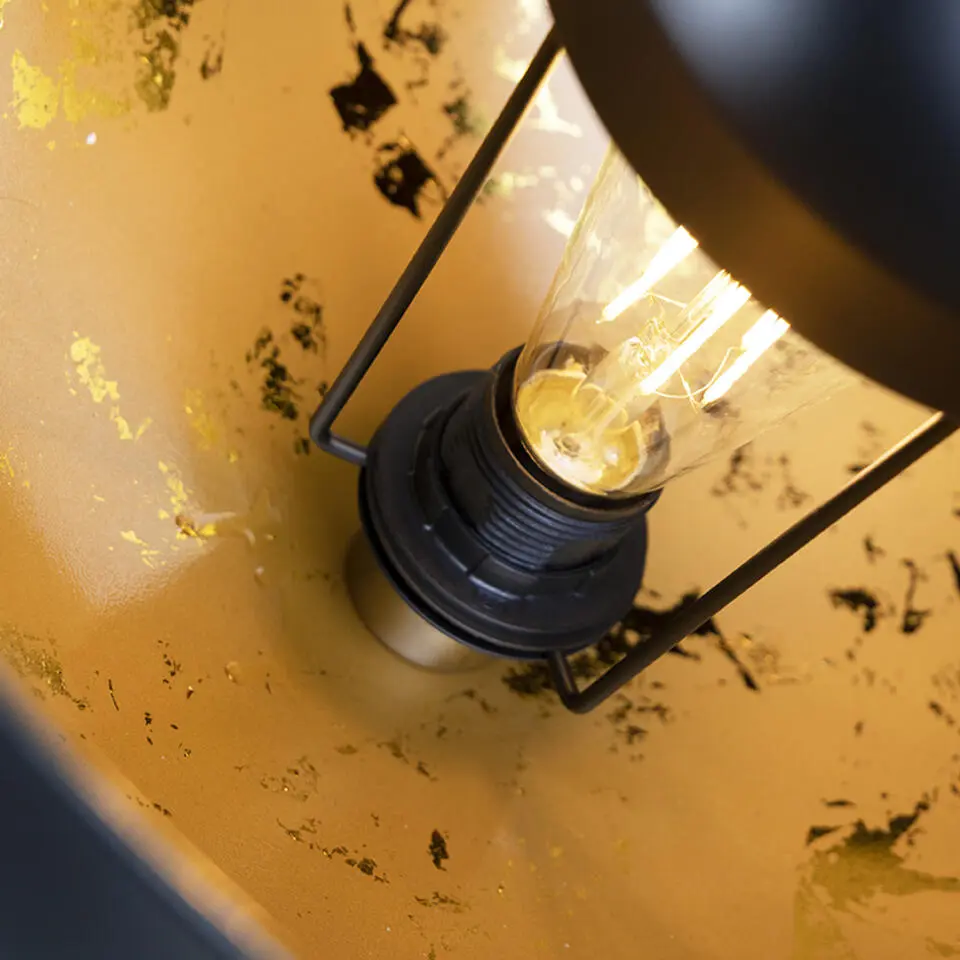 Qazqa vloerlampen magna licht88 zwart e27