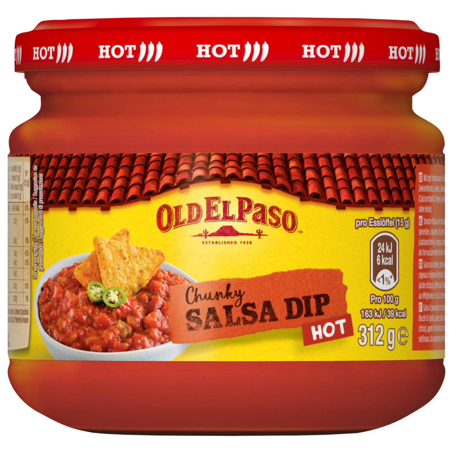 Old El Paso Chunky Dip Sauce scharf
