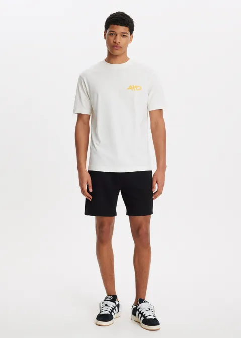 T-shirt met print merk off-white (WIT.O)