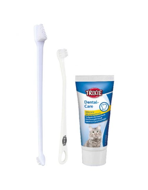 Trixie Gebitsverzorgings-Set Kat - Gebitsverzorging - Kaas 50