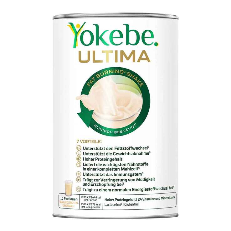 Yokebe Ultima Fat Burning Shake Pulver NF, 400 g