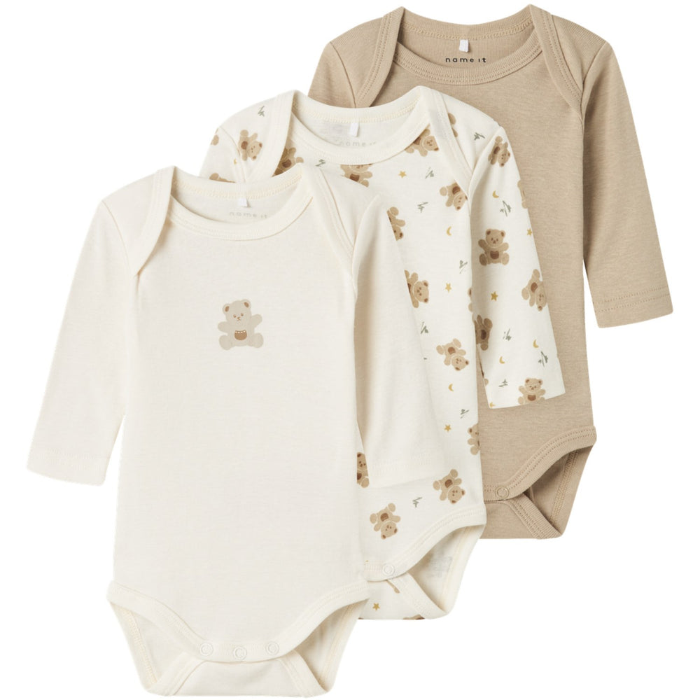 Køb Name It Jet Stream Body 3-pak Jet Stream Bear Noos