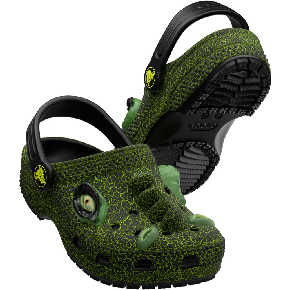 Køb Crocs Black Classic IAM Scary Dino Clog