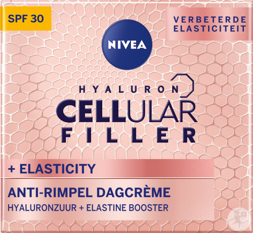 Nivea Hyaluron Cellular Filler + Elasticity Crème Jour Anti-Rides IP30 Peaux Matures 50ml