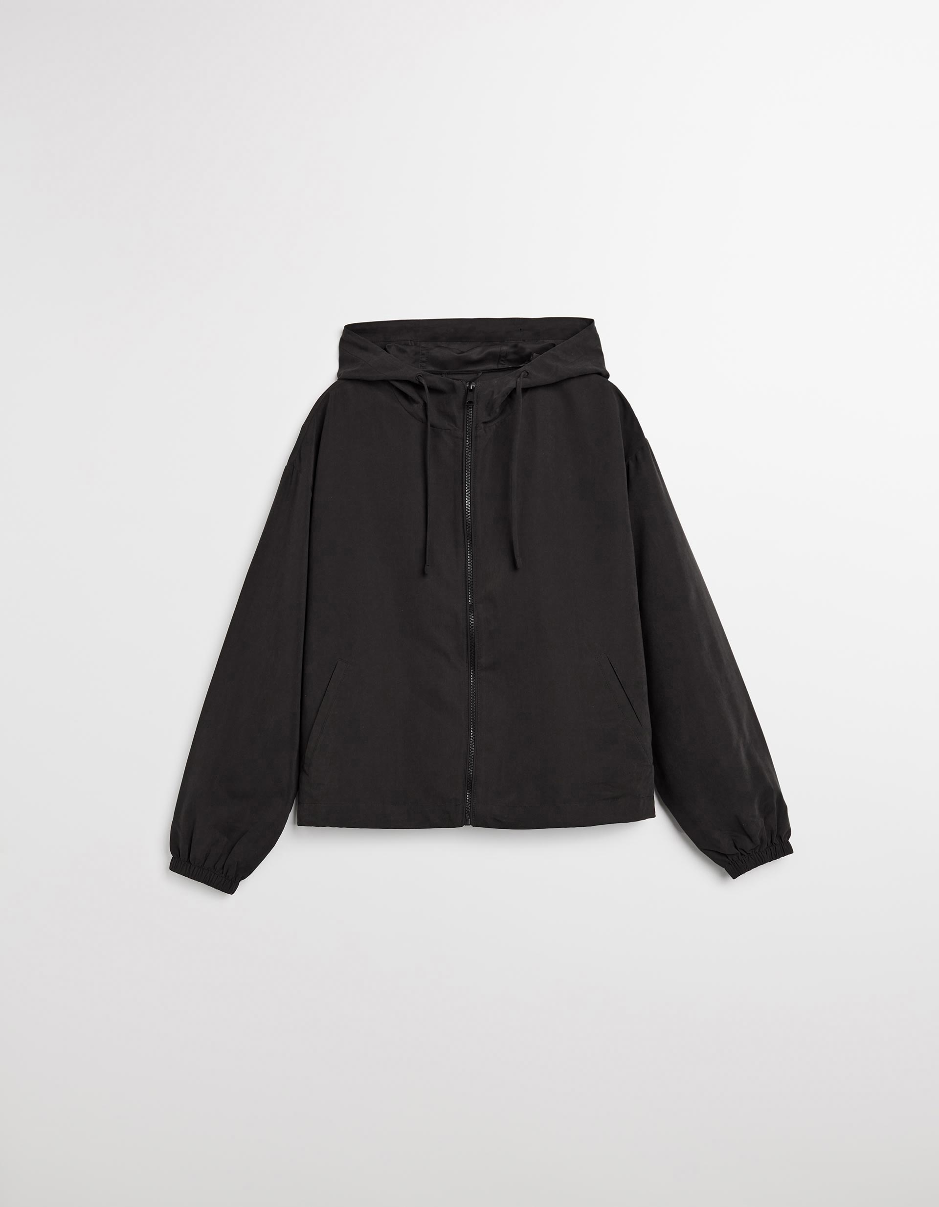 Parka com Capuz, Mulher, Preto
