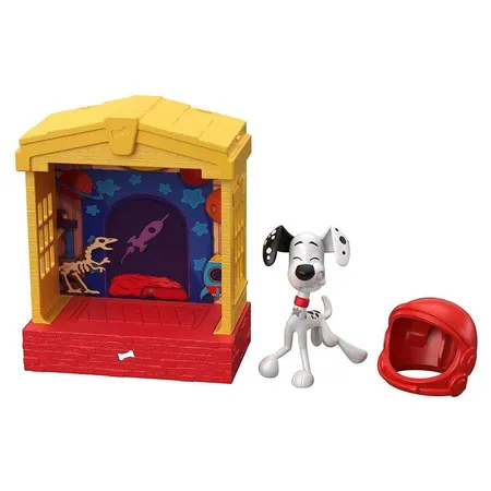 Mattel Disney Das Haus der 101 Dalmatiner Dylan mit Hundehütte Figur