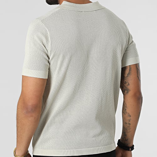 Polo à Manches Courtes FA Beige
