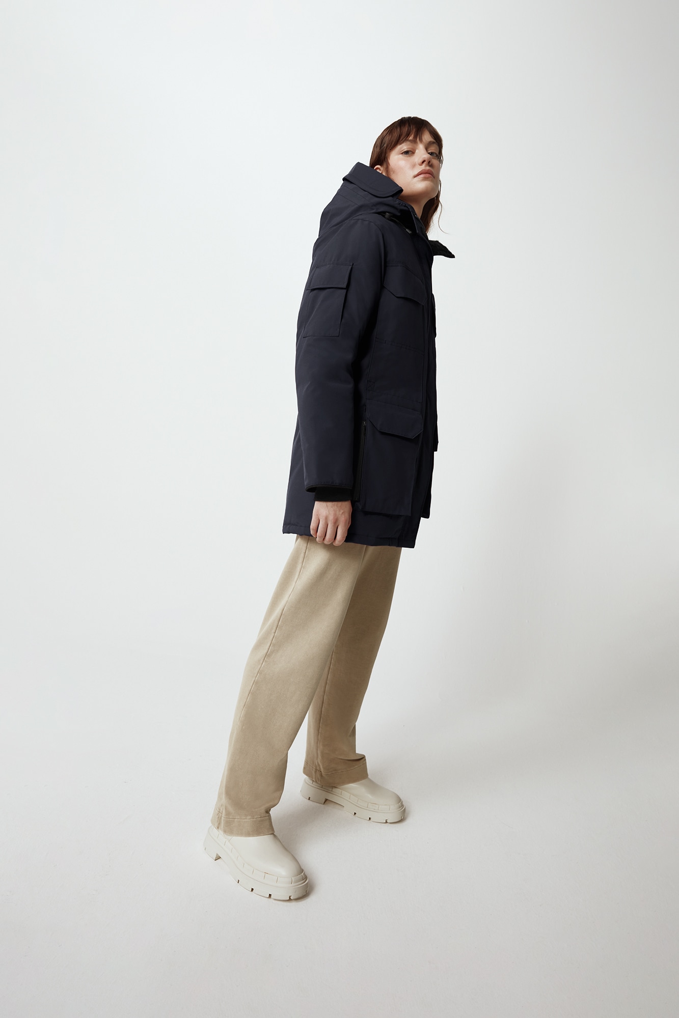Canada Goose Expedition Parka Women Navy
