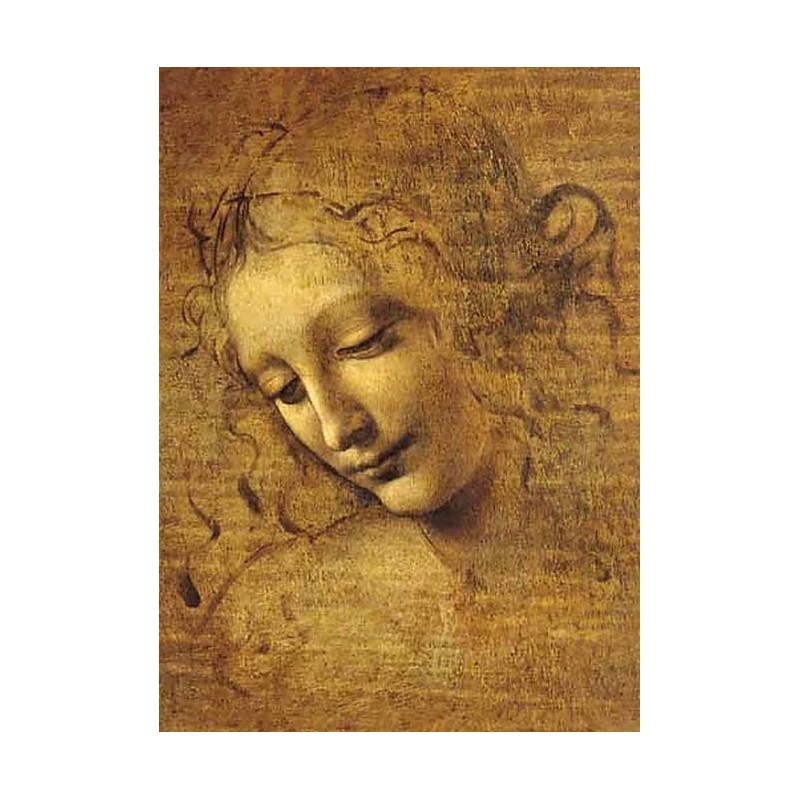 Puzzle 1000 pièces - De Vinci - Viso di giovane Fanciulla