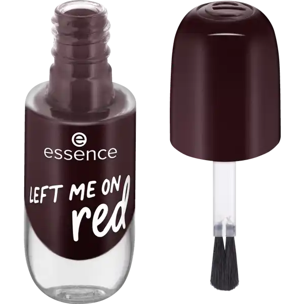 gel nail colour 72 LEFT ME ON red