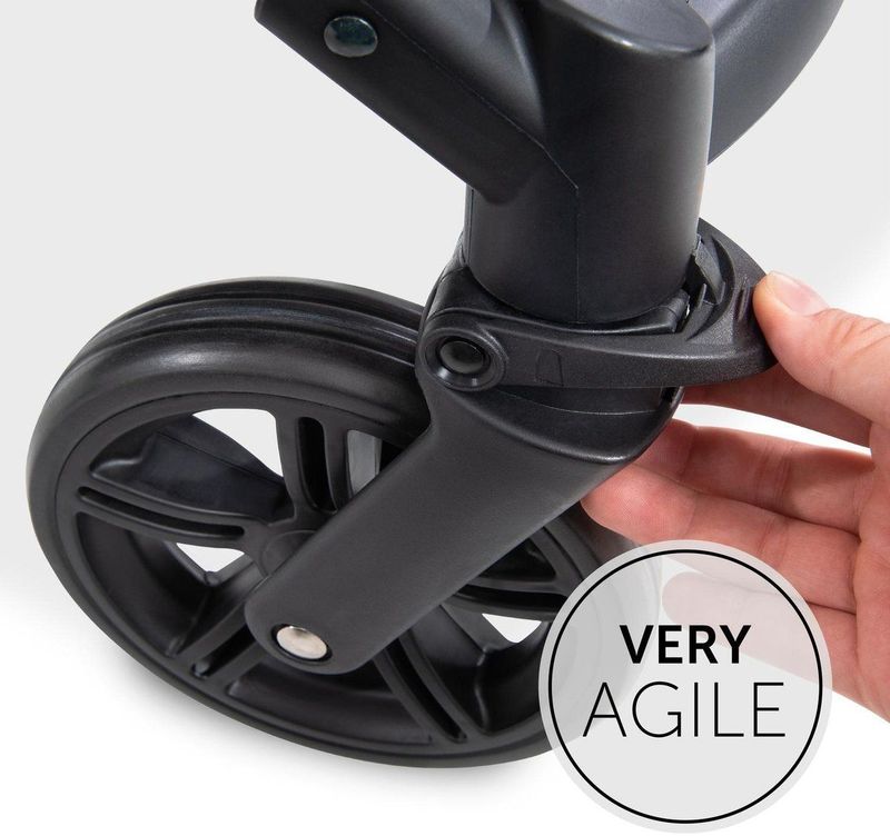 Hauck Rapid 4 - Buggy - licht - mobiele stadsbuggy - Grey