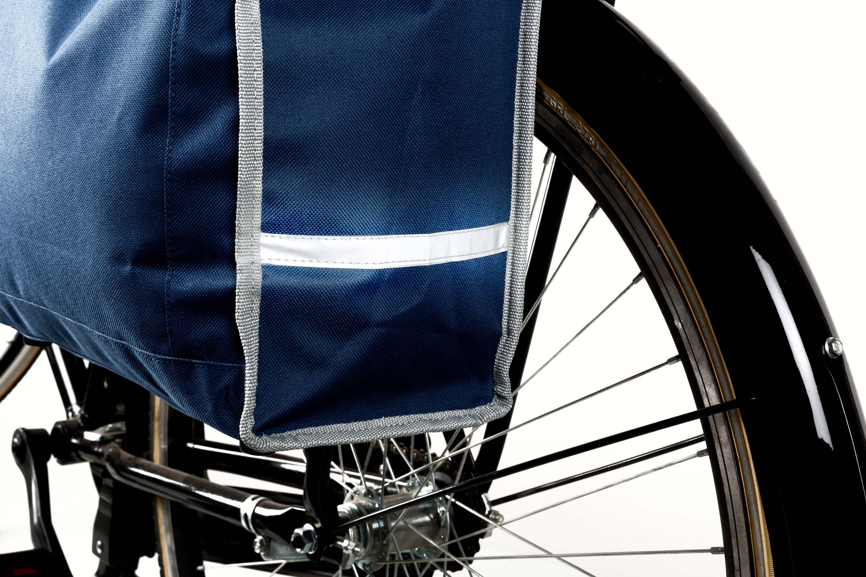 Fahrradtasche Einkaufstasche 19L blau