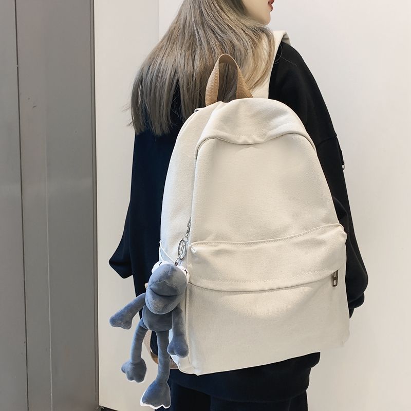 Bolso - Effen Canvas Rugzak