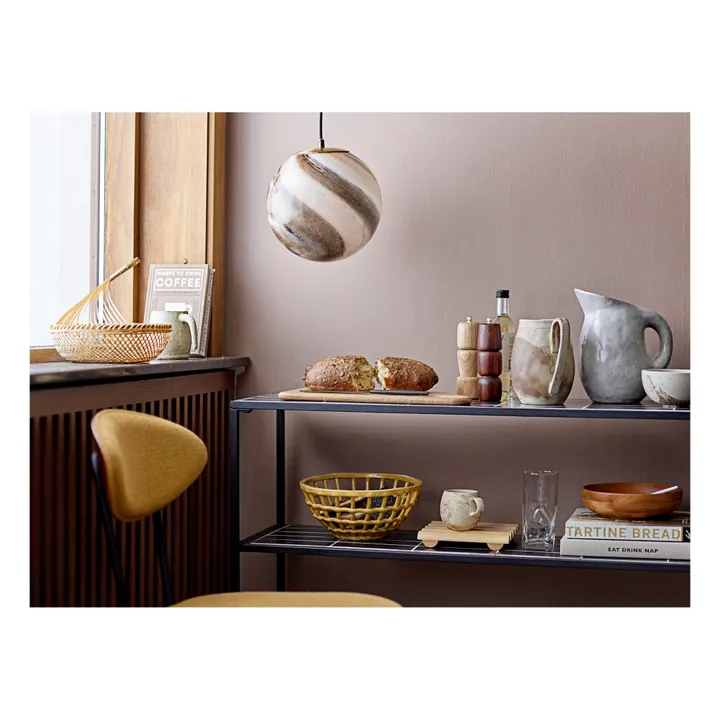 Bloomingville Salière et poivrière Mill en bois - Set de 2