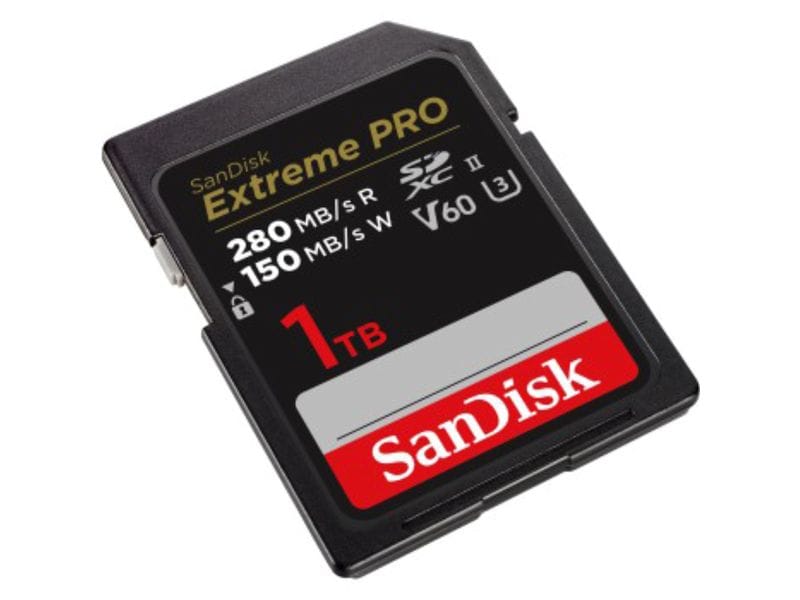 SanDisk SDXC-Karte Extreme PRO UHS-II 1000 GB Superschnelle 8K-fähige SD-UHS-II-Speicherkarten