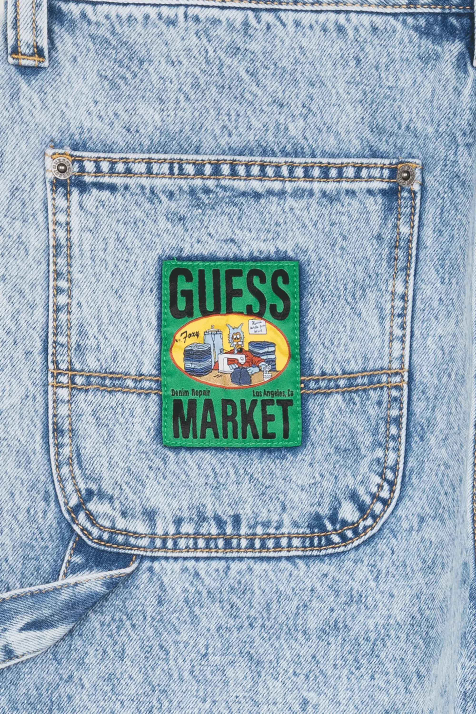 GUESS ORIGINALS Jean GO MARKET CARPENT FB21 Bleu