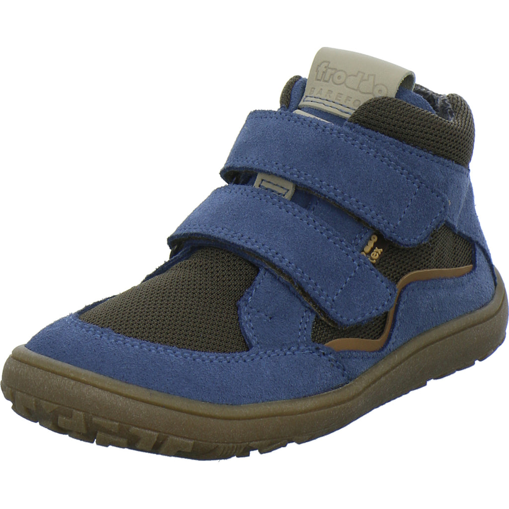 Froddo Stiefel ungefüttert Mädchen Barefoot Blau-kombi