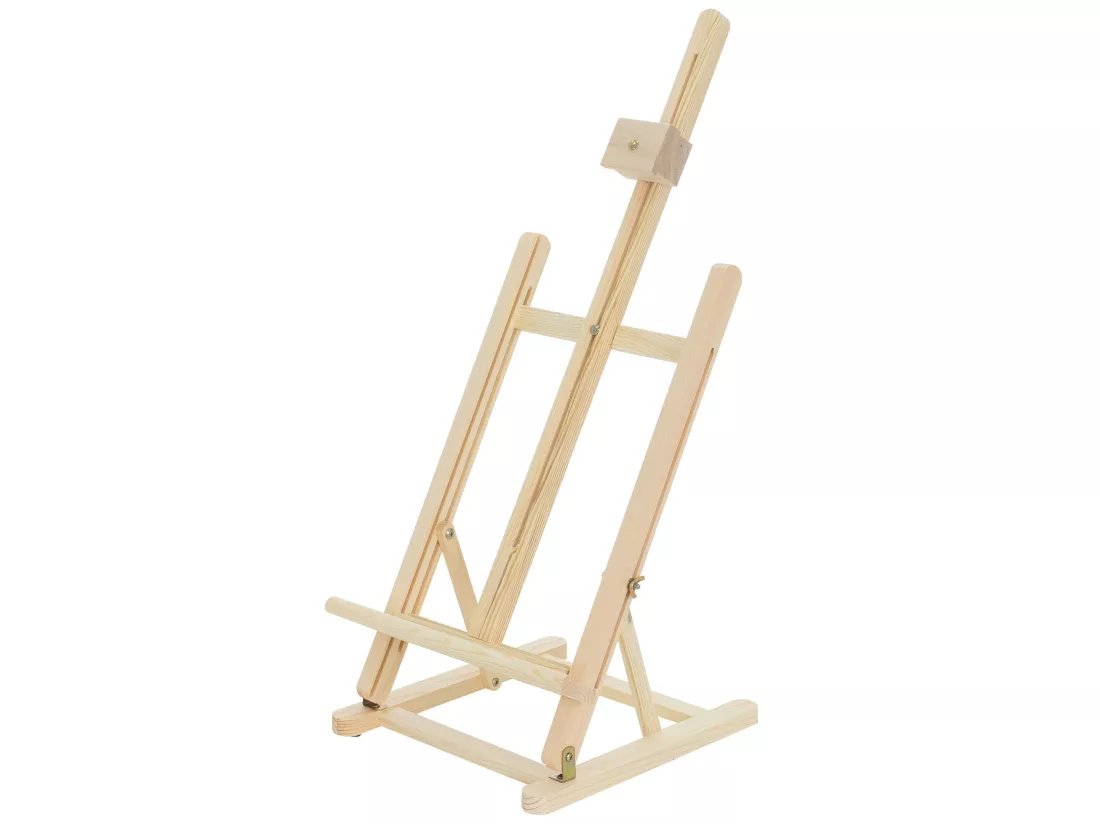 Chevalet de table en bois pliable hauteur réglable 58-82 cm pour cadres max.56cm