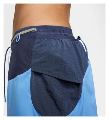 Short Nike Trail Second Sunrise 5in Bleu Homme