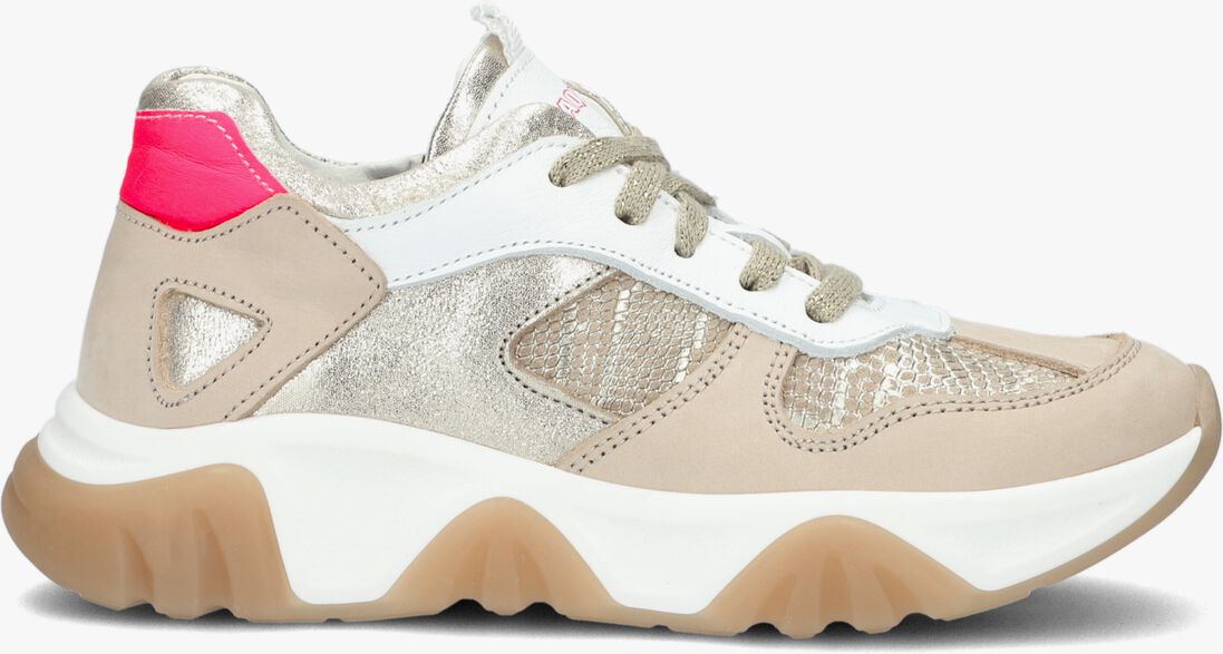 BRAQEEZ gouden braqeez lage sneakers gwen garda