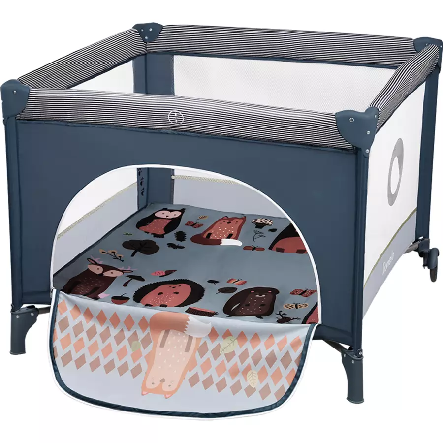 lionelo Laufstall Lene Blue Navy