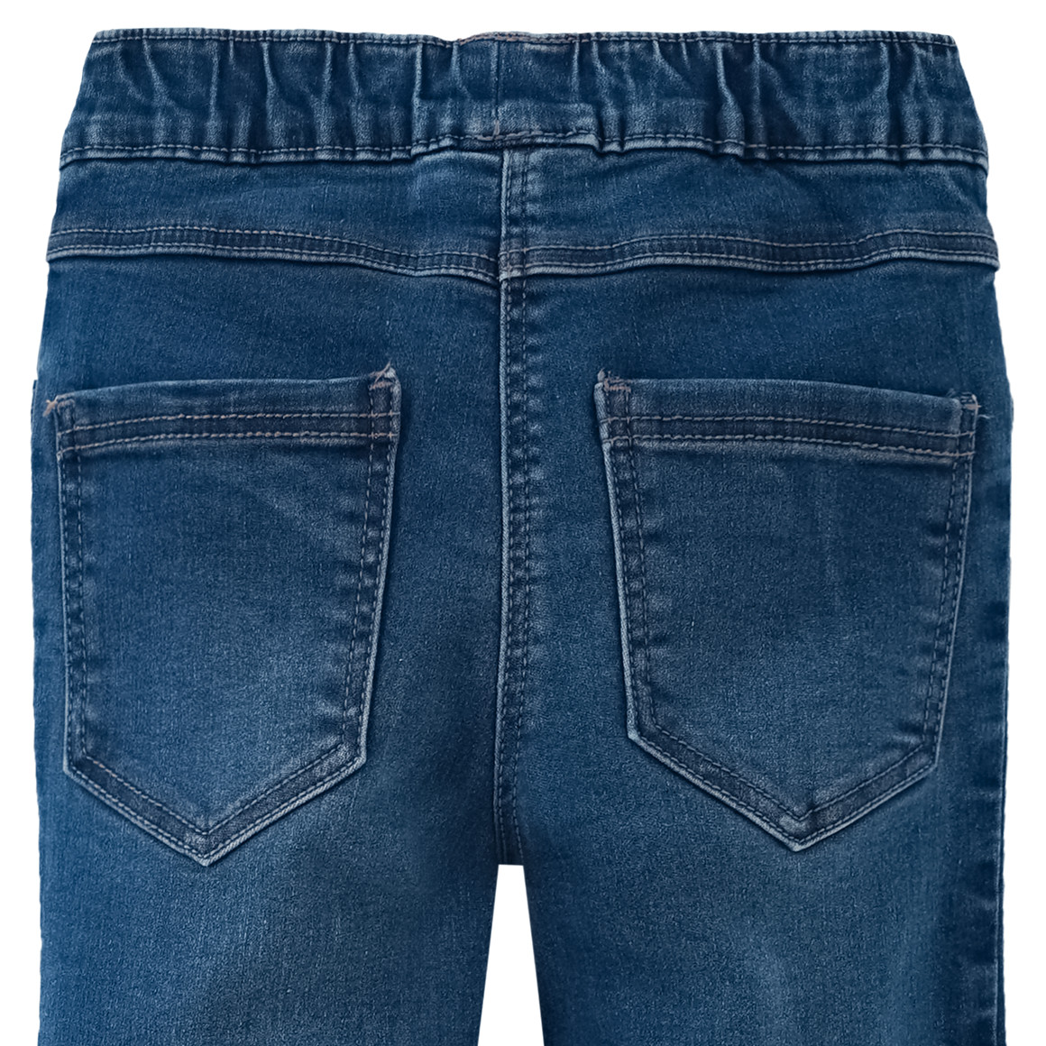 Famy 3 Mädchen Jeggings mit Stretch-Bund hellblau / dunkelblau / dunkelgrau