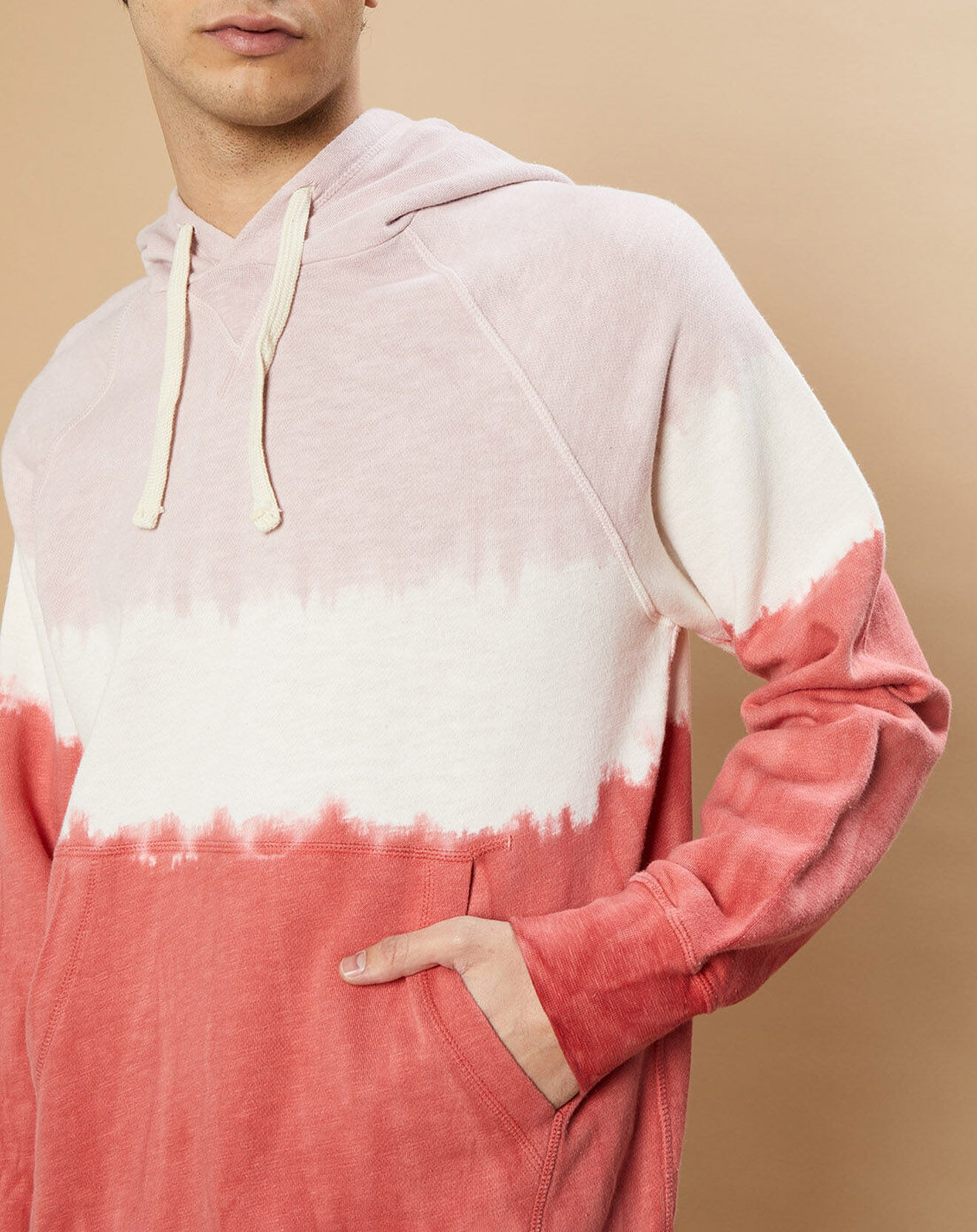 Hartford Sweat à capuche Light faded rose/brick